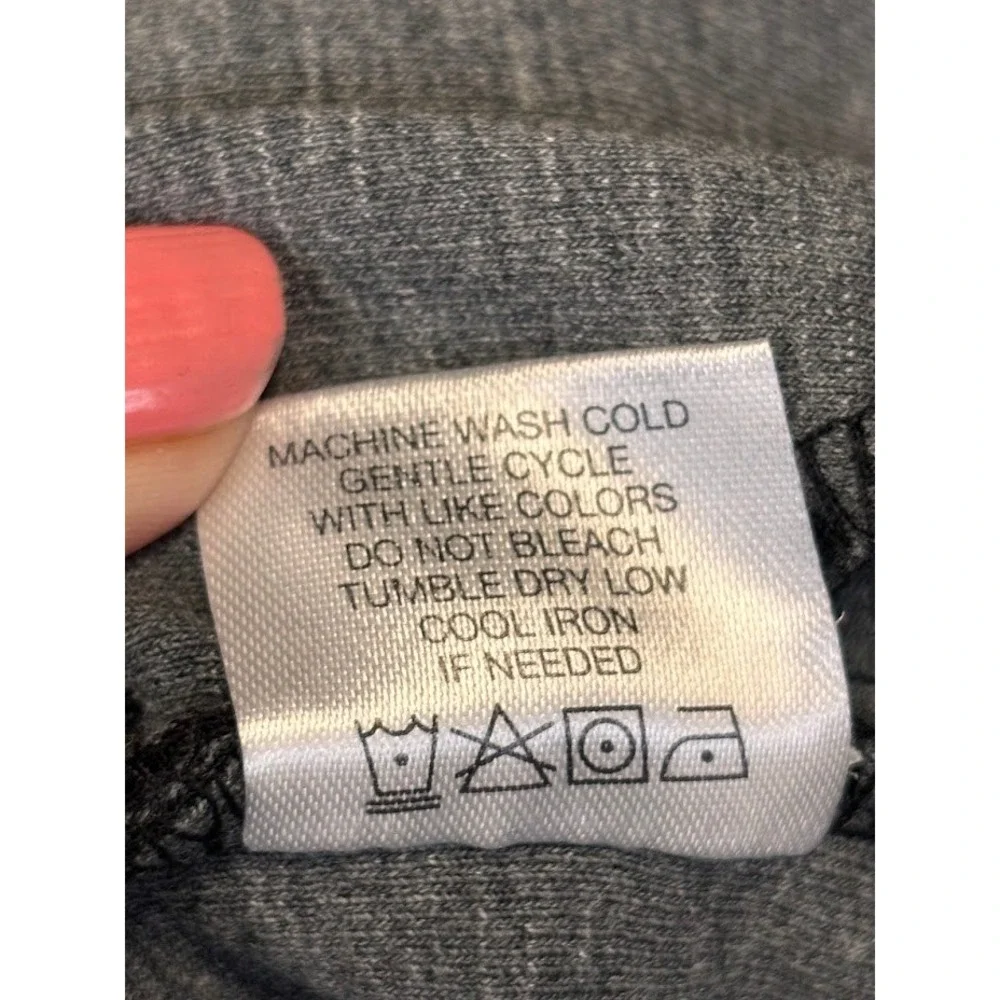BKE Performance Mens Large Quarter Zip Pullover Gray Space Dye BK00054M Stretch